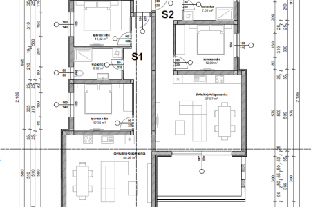 Privlaka - dvosobni apartmani u blizini mora, 73 m2, novogradnja iz 2026