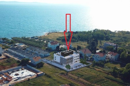 Privlaka, Mletak - dvosoban stan u prizemlju s vrtom, 88,41 m2, novogradnja