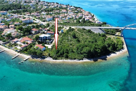 Pa&scaron;man, Ždrelac - poljoprivredno zemlji&scaron;te prvi red do mora, 634 m2