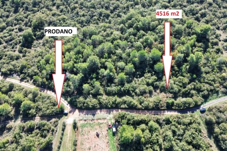Zadar, Bokanjac - poljoprivredno zemlji&scaron;te uz put, 4516 m2