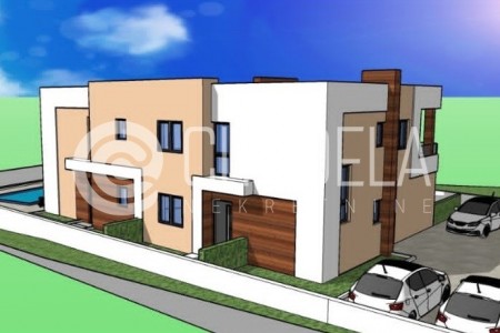 Vodice - novogradnja, kuća za odmor s bazenom, 121 m2