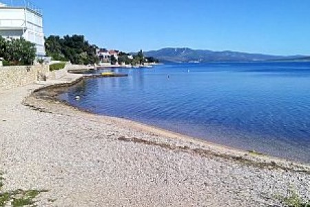 Maslenica - građevinsko zemljište s pogledom na more, 857 m2