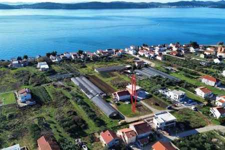 Bibinje, Punta - građevinsko zemljište u blizini mora, 466 m2 