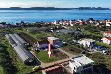 Bibinje, Punta - građevinsko zemljište u blizini mora, 466 m2 