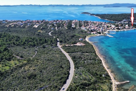 Pa&scaron;man, Ždrelac - poljoprivredno zemlji&scaron;te prvi red do mora, 634 m2