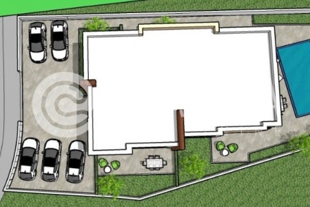 Vodice - novogradnja, kuća za odmor s bazenom, 121 m2