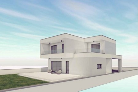 Bibinje - zemljište s građevinskom dozvolom, 709 m2