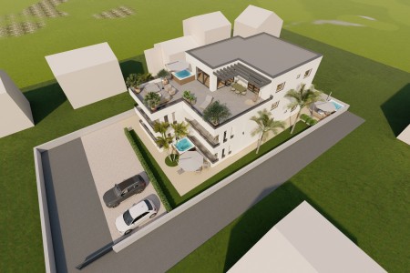 Privlaka - dvosobni apartmani u blizini mora, 73 m2, novogradnja iz 2026