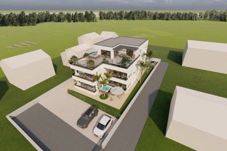 Privlaka - dvosobni apartmani u blizini mora, 73 m2, novogradnja iz 2026