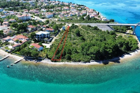 Pa&scaron;man, Ždrelac - poljoprivredno zemlji&scaron;te prvi red do mora, 634 m2