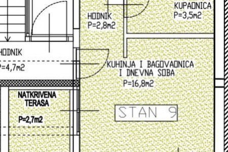Sv. Filip i Jakov, Turanj - apartman prvi red do mora, 39 m2