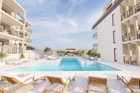 Sevid - novi trosobni apartman na 2. katu sa zajedničkim bazenom, 129 m2