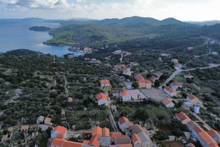 Dugi otok, Zaglav - građevinsko zemljište s pogledom na more, 410 m2