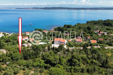 Pašman, Ždrelac - građevinsko zemljište s pogledom na more, 800 m2