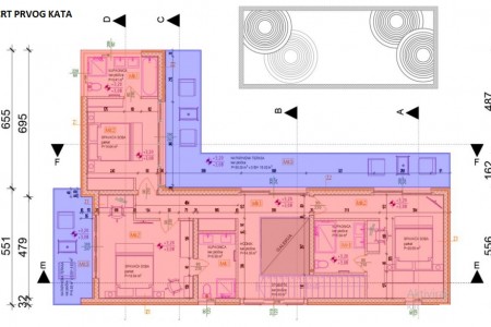 Novigrad - vila s bazenom drugi red do mora, novogradnja, 279 m2