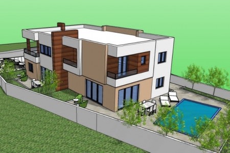 Vodice - dvosoban stan na 1. katu, novogradnja, 75 m2